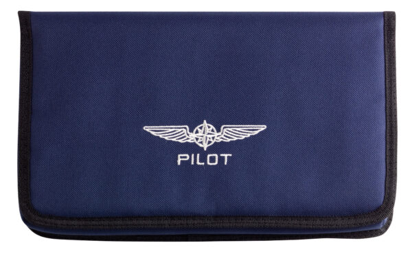 DESIGN 4 PILOTS - Flight Book Organiser (Docubag) - Blue - 1