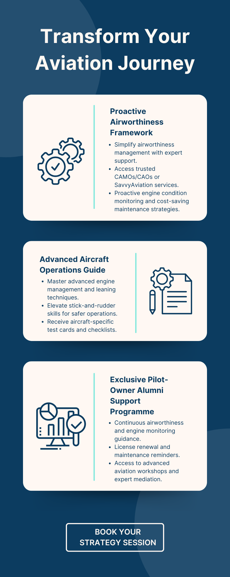 Blue Gadient Modern Workflow For Success Infographic_Book Your Strategy Session